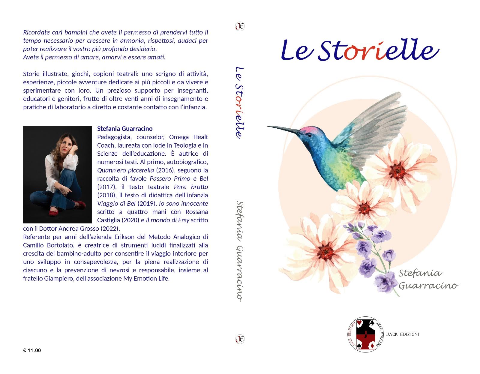 Prosegue la rassegna "TRE MESI IN LIBRERIA" con "LE STORIELLE", il titolo del libro della counselor e pedagogista Stefania Guarracino