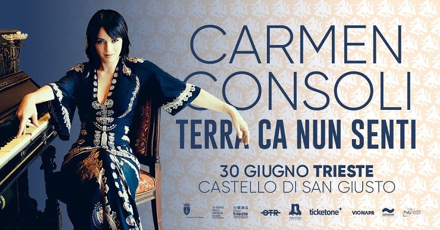 CARMEN CONSOLI è il primo grande nome annunciato al Castello di San Giusto a Trieste