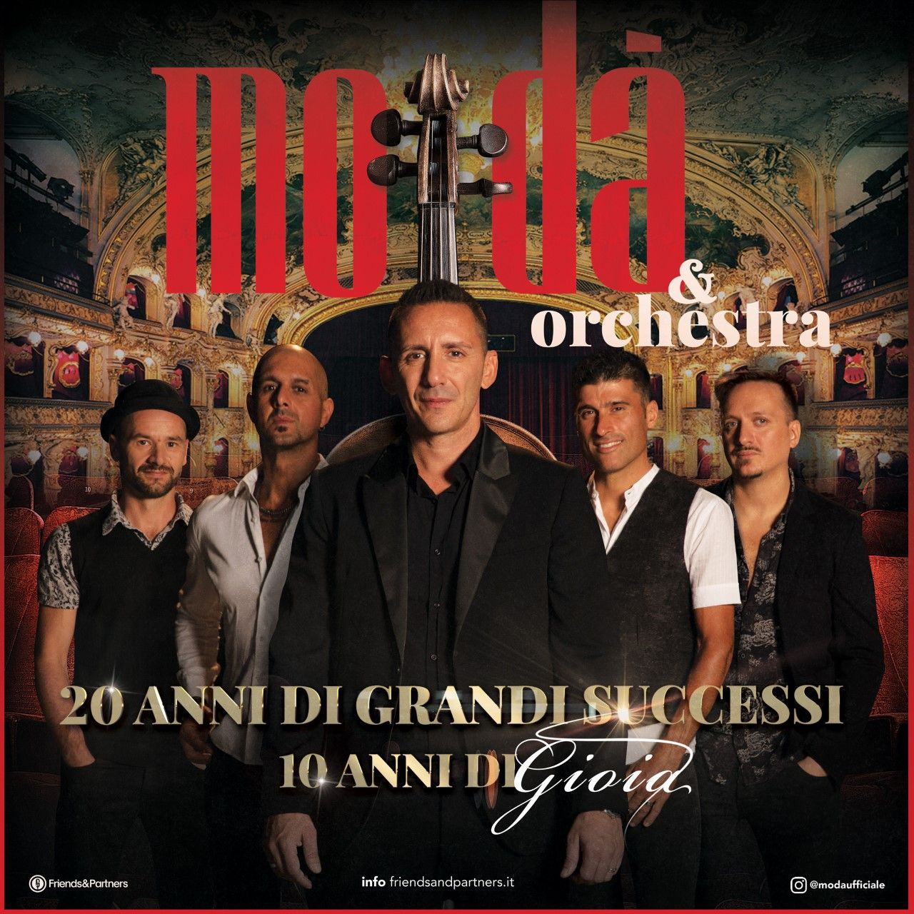 I MODA' con l'orchestra porteranno a Jesolo la data zero del tour che ...