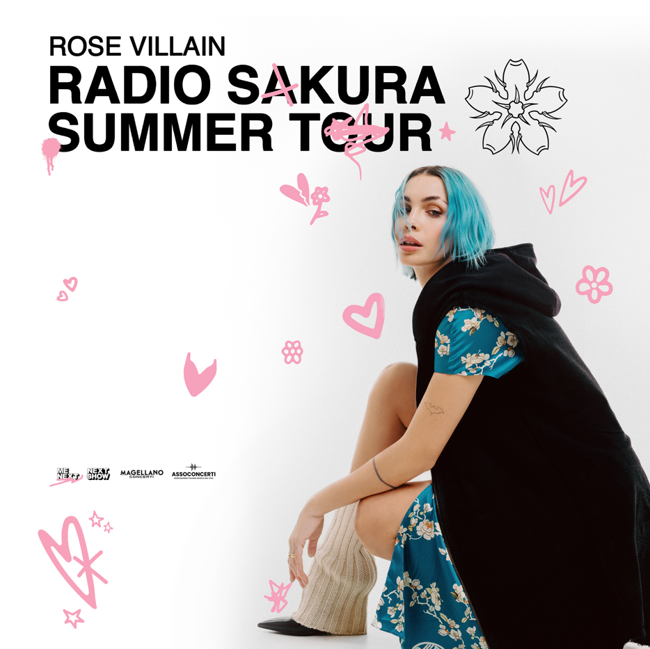 ROSE VILLAIN “Radio Sakura Summer Tour” 29 luglio 2024 - UDINE, Castello_Ore 21.30