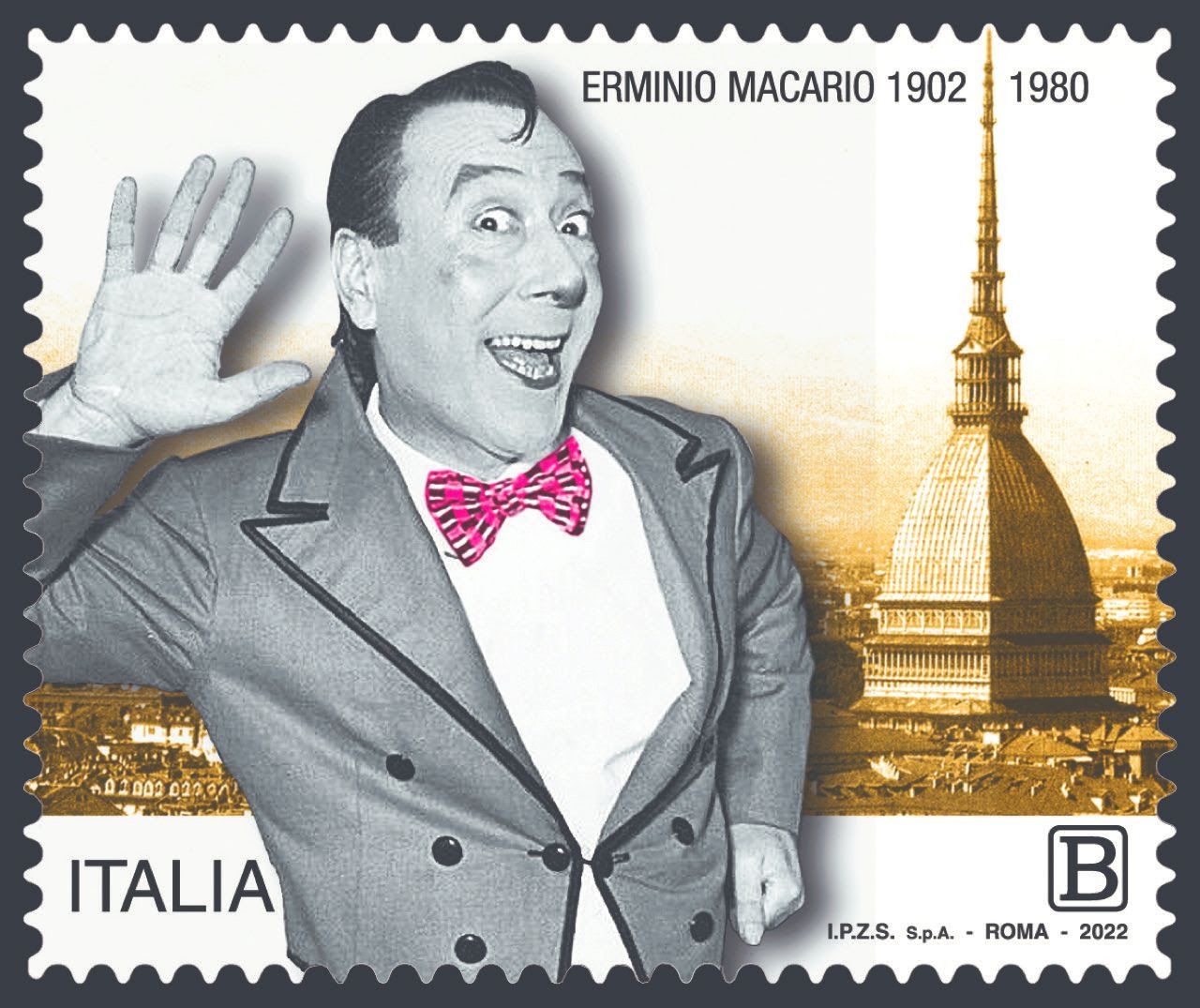Ecco il francobollo dedicato a Macario