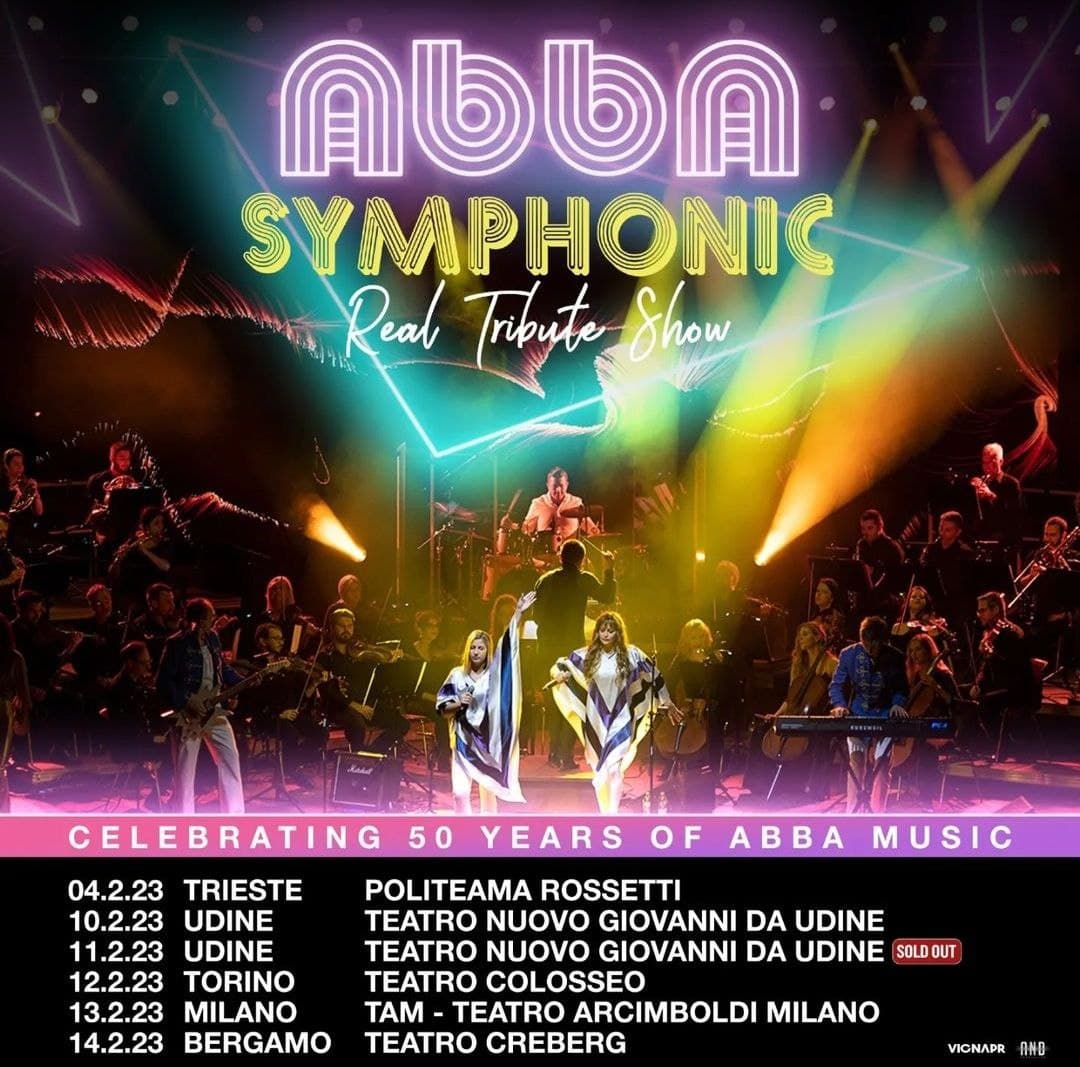 Parte il tour di ABBA SYMPHONIC - Real Tribute Show, in arrivo perla prima volta nei principali teatri italiani