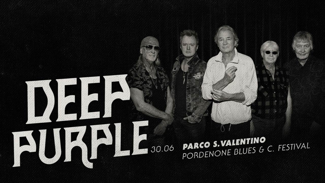 I mitici Deep Purple in concerto a Pordenone il 30 giugno al Pordenone Blues Festival