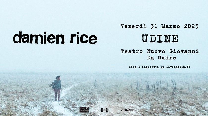 Damien Rice domani sera SOLD OUT al Teatro Nuovo Giovanni da Udine