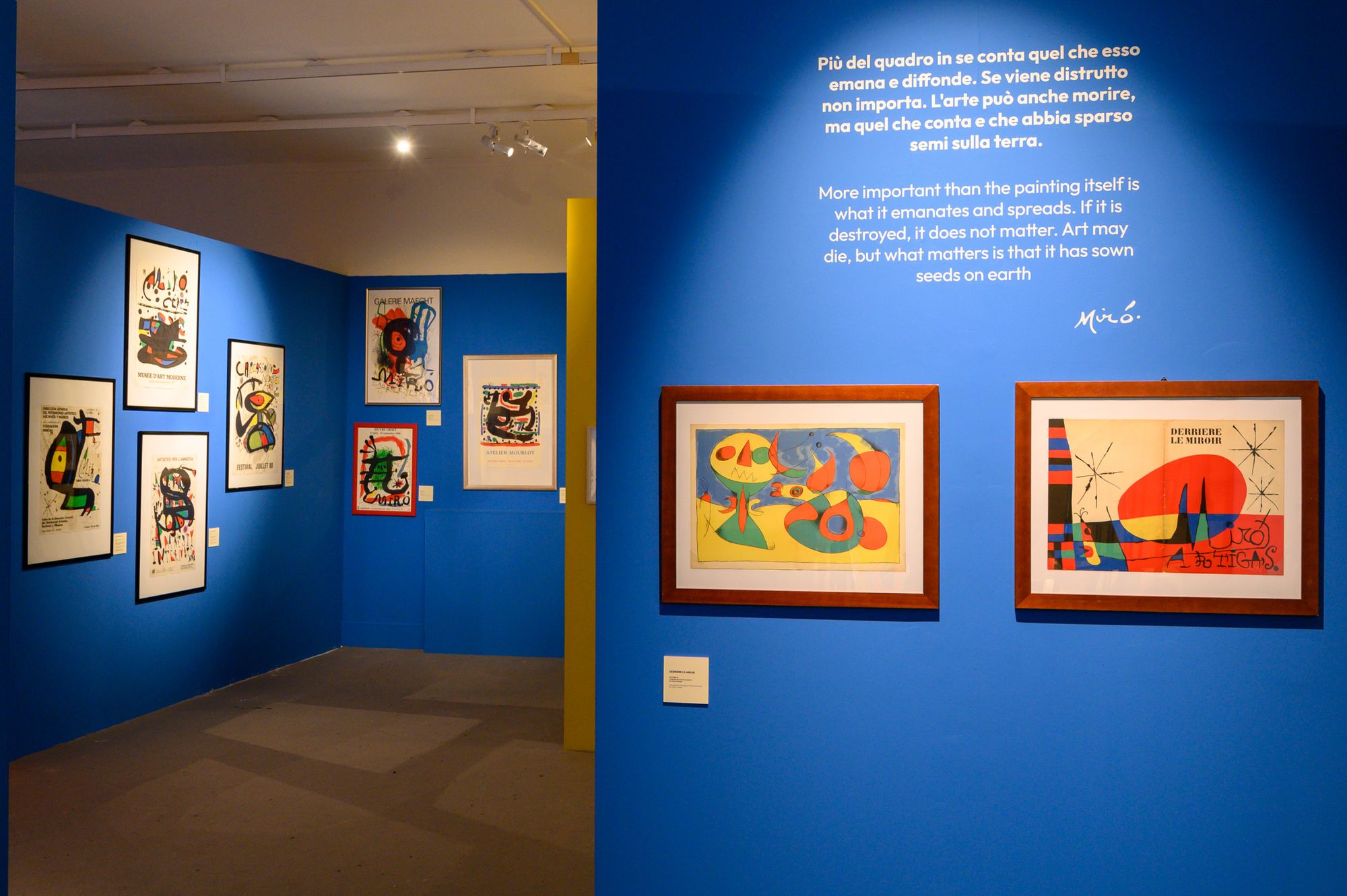 Omaggio a Miró_Civico Museo Revoltella_Presentata in anteprima la mostra