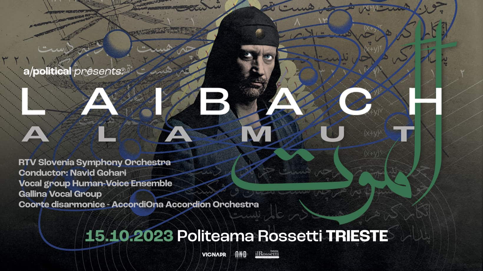 LAIBACH annunciano il debutto in Italia dell'opera sinfonica ALAMUT: il 15 ottobre 2023 al Politeama Rossetti di Trieste