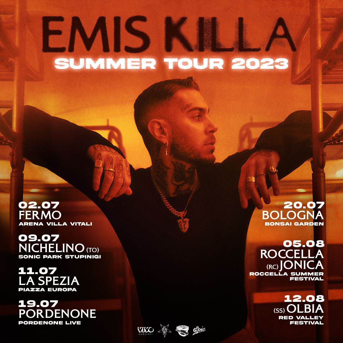 EMIS KILLA - La star del rap italiano in concerto al Pordenone Live