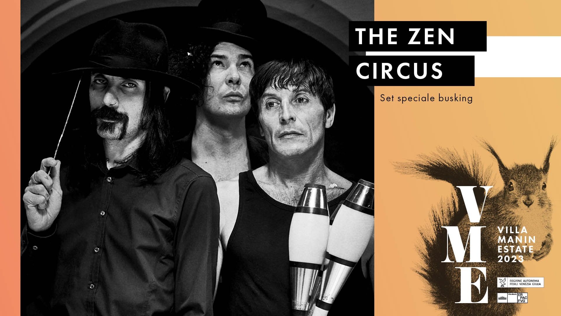 THE ZEN CIRCUS, uno dei gruppi più amati del rock alternativo italiano, domenica 25 giugno daranno il via ai CONCERTI NEL PARCO di Villa Manin Estate 2023