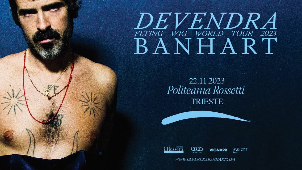 Il tour mondiale di DEVENDRA BANHART farà tappa a Trieste: il prossimo autunno in concerto al Politeama Rossetti