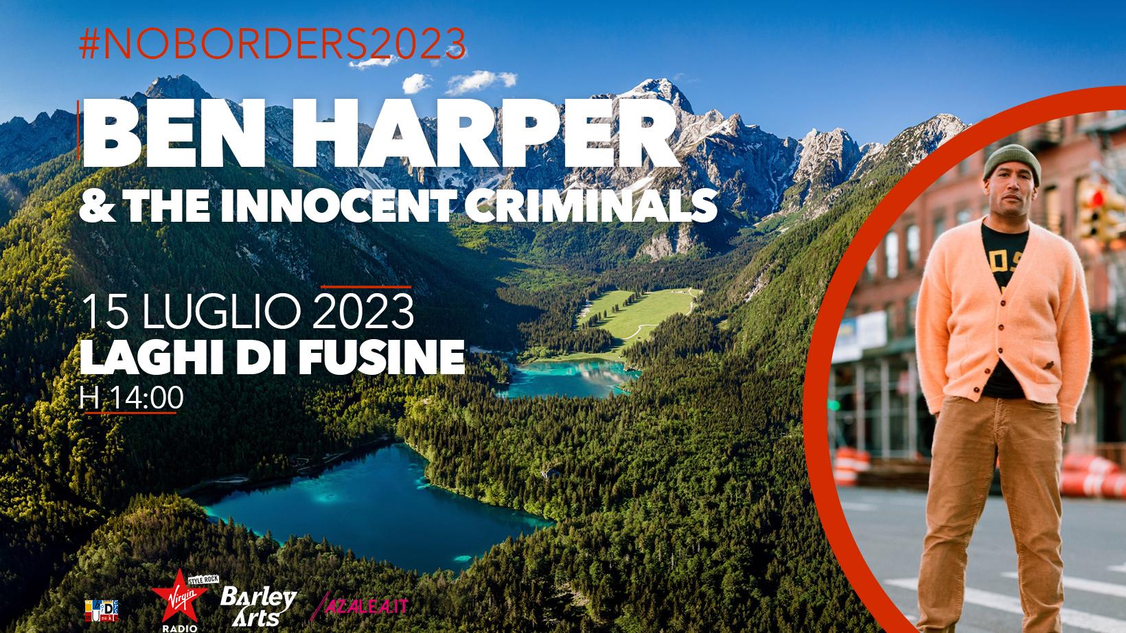 Secondo Weekend No Borders Music Festival 2023 con Ben Harper e Mannarino