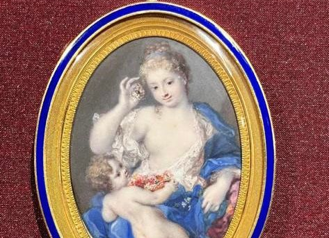 Rosalba Carriera, miniature su avorio