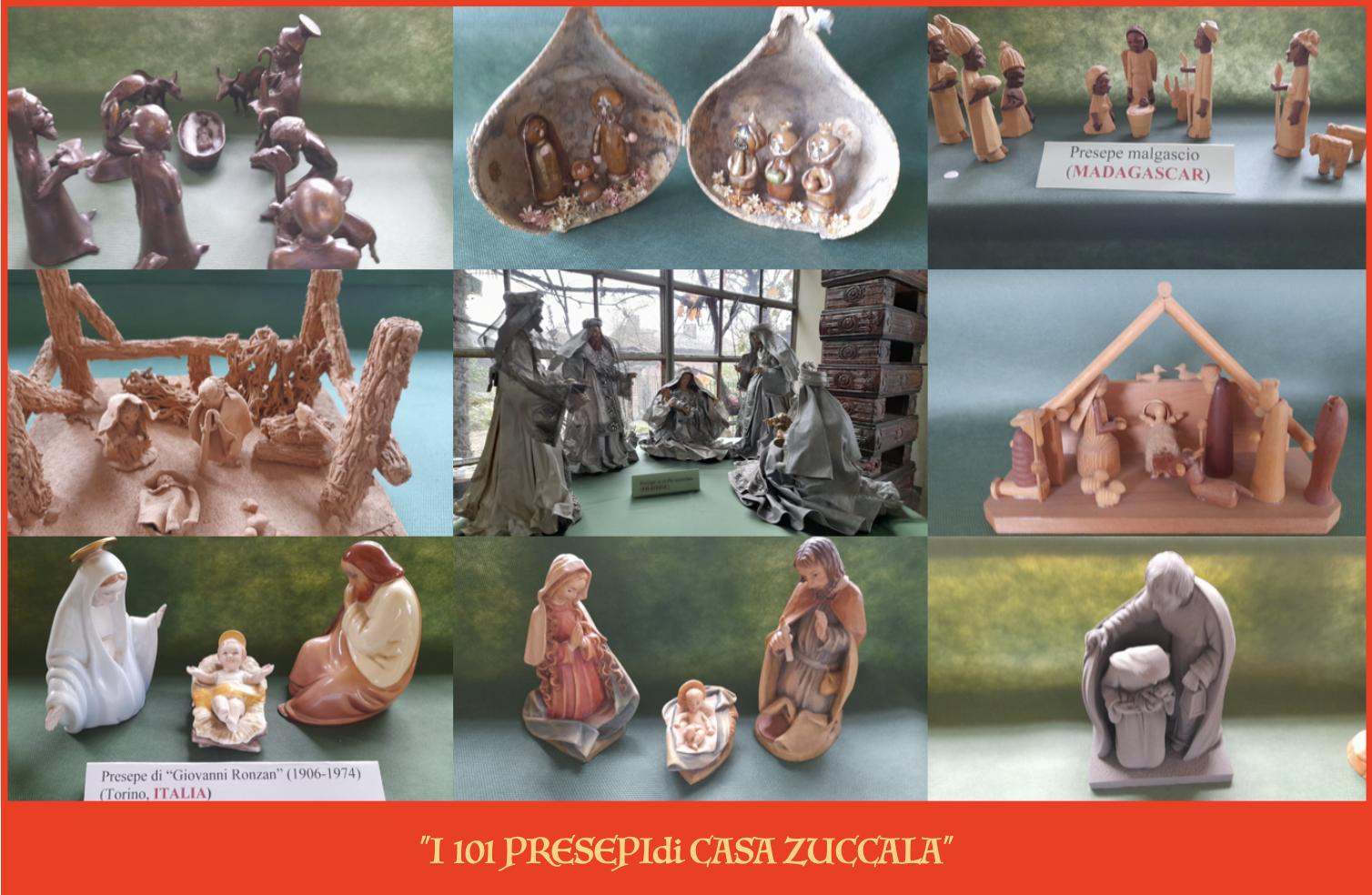 I 101 Presepi di Casa Zuccala A Marentino (TO) Casa Zuccala mette in mostra i suoi preziosi presepi