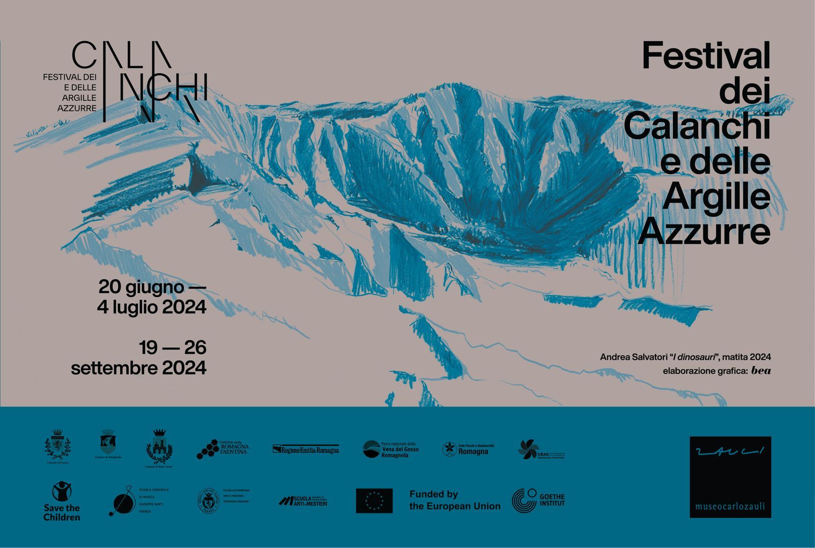 Festival dei Calanchi e delle Argille Azzurre. Il Museo Carlo Zauli presenta la terza edizione | 20 giugno-4 luglio | 19-26 settembre 2024