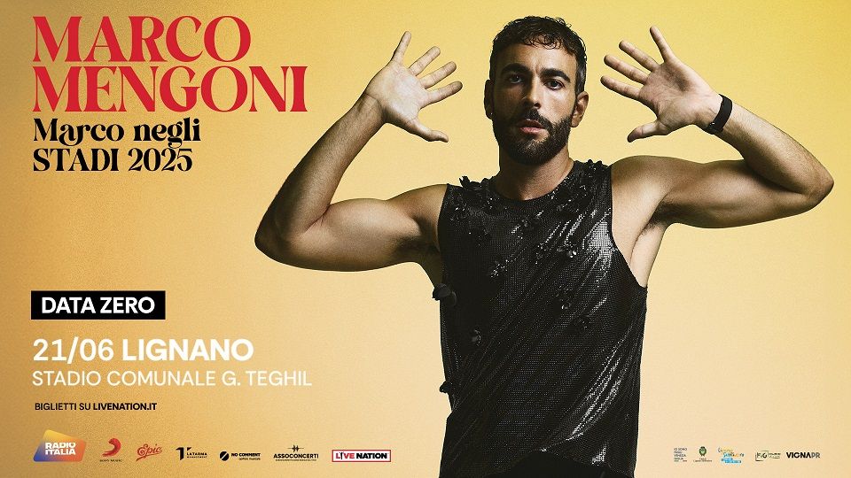 NUOVO ANNUNCIO || MARCO MENGONI NEGLI STADI partirà il 21 giugno 2025 da Lignano Sabbiadoro