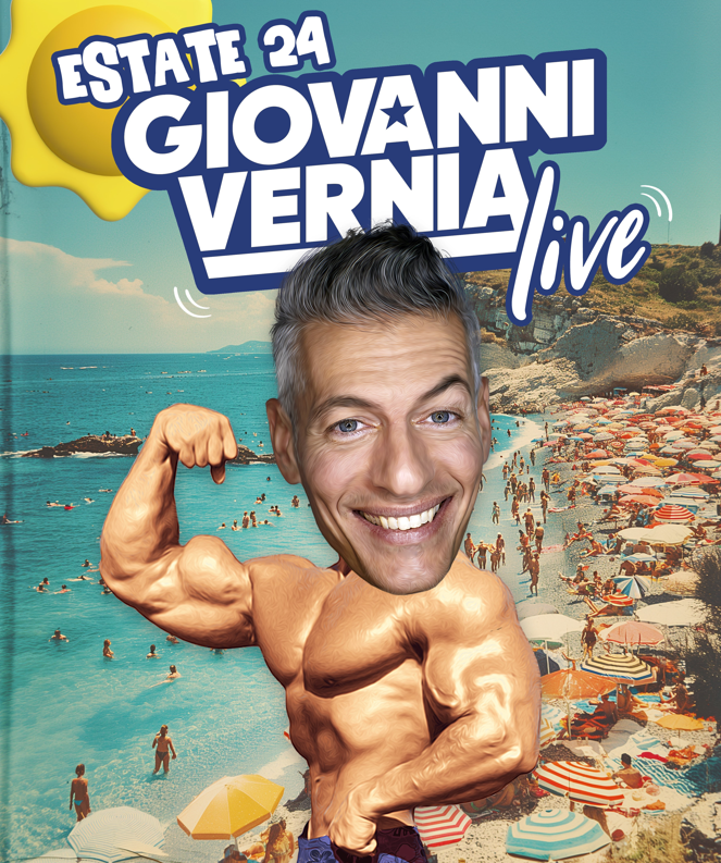 GIOVANNI VERNIA - Il comico, celebre volto del programma cult Zelig, domani 6 sett. live a SAN VITO AL TAGLIAMENTO