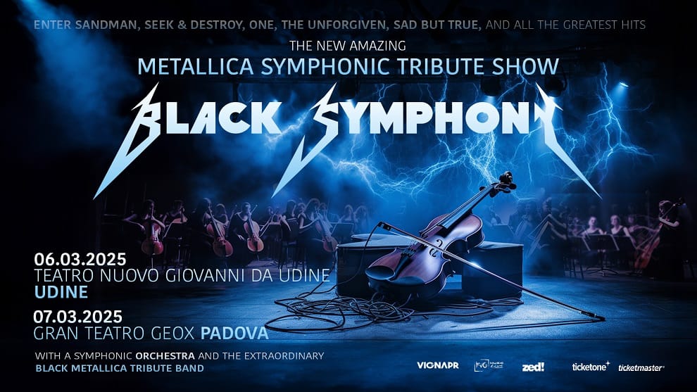 BLACK SYMPHONY  Un concerto sinfonico con tutti i capolavori dei Metallica