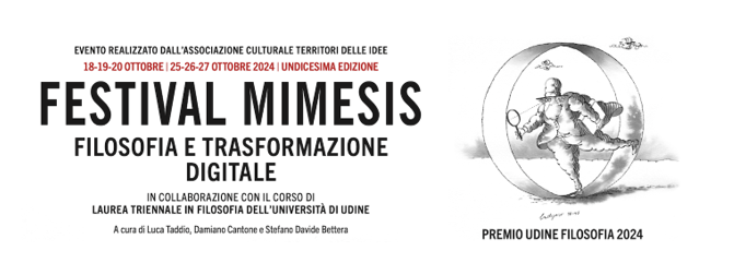 FESTIVAL MIMESIS: IL PROGRAMMA DI SABATO 19 OTTOBRE