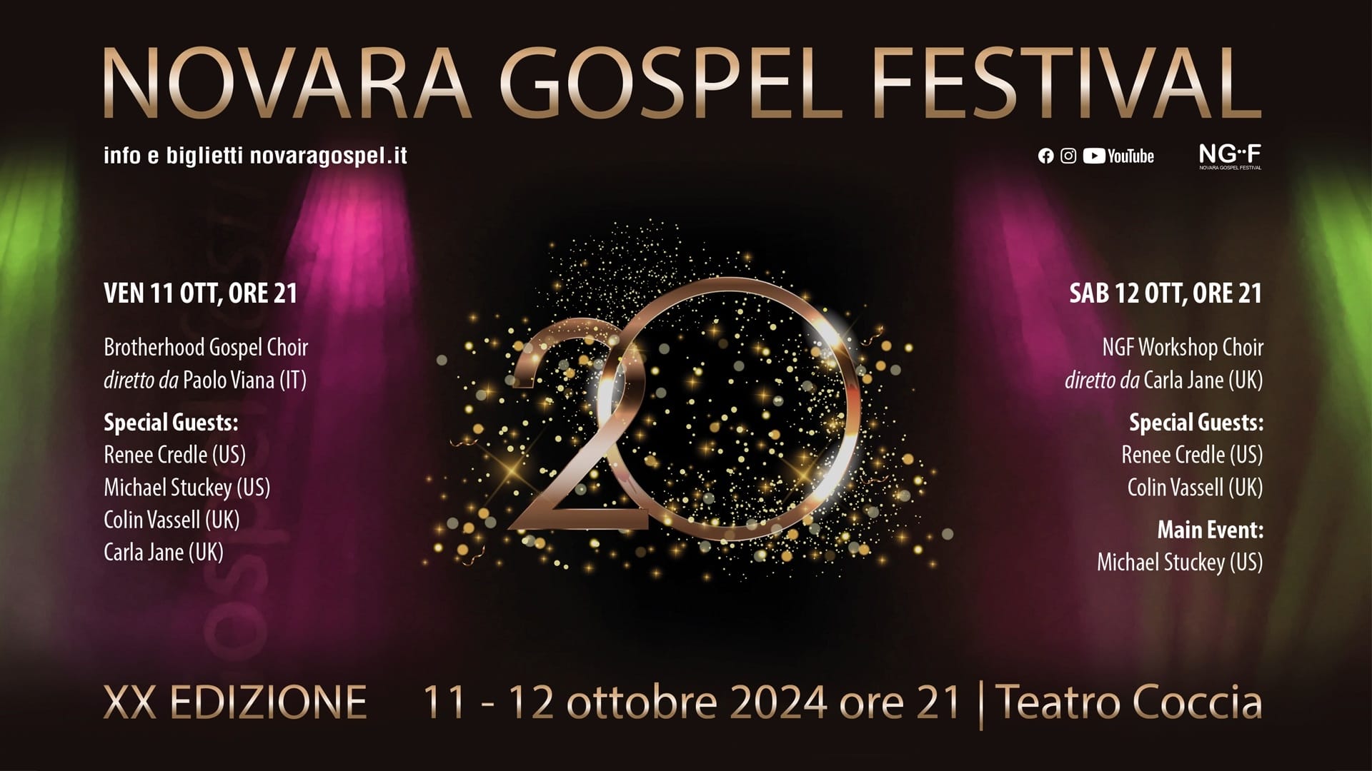 Novara Gospel Festival 2024 Ventesima Edizione