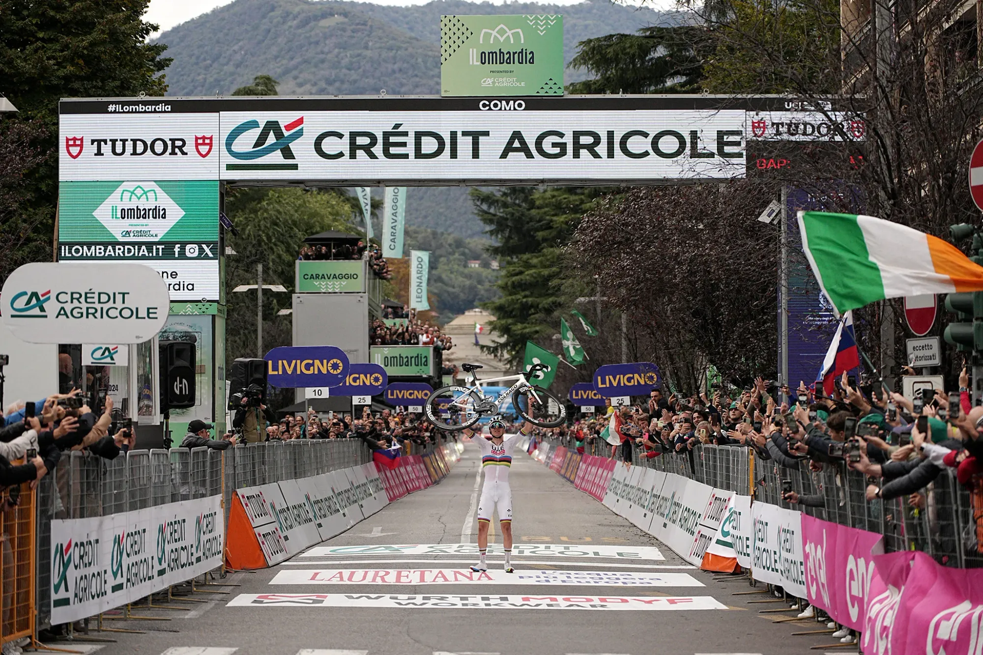 Tadej Pogacar vince il 118° Il Lombardia