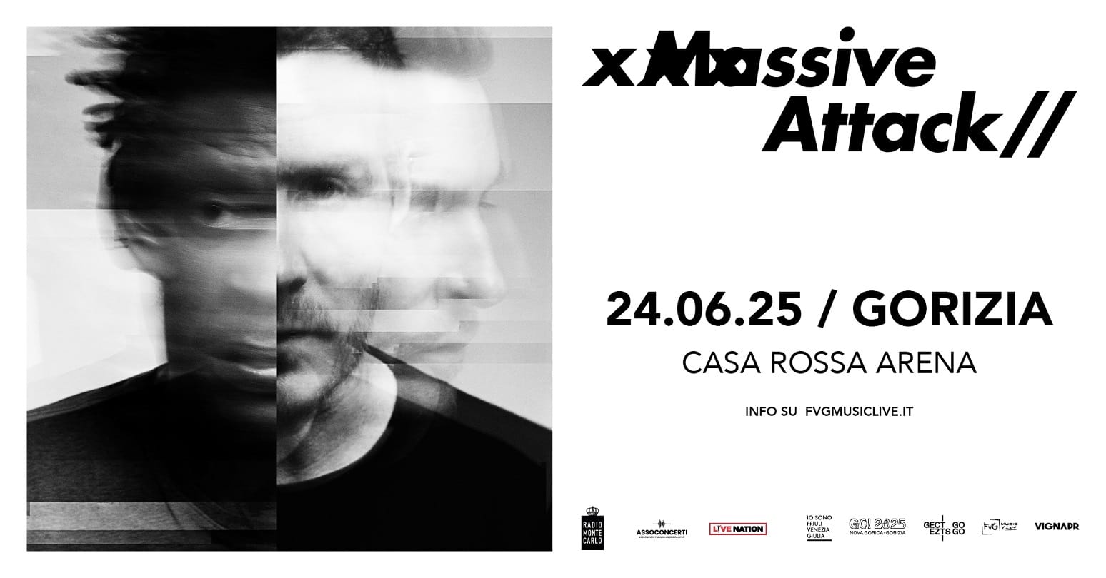 MASSIVE ATTACK annunciano il ritorno live in Italia, il 24 giugno 2025 a Gorizia Casa Rossa l'unico concerto nel Nordest