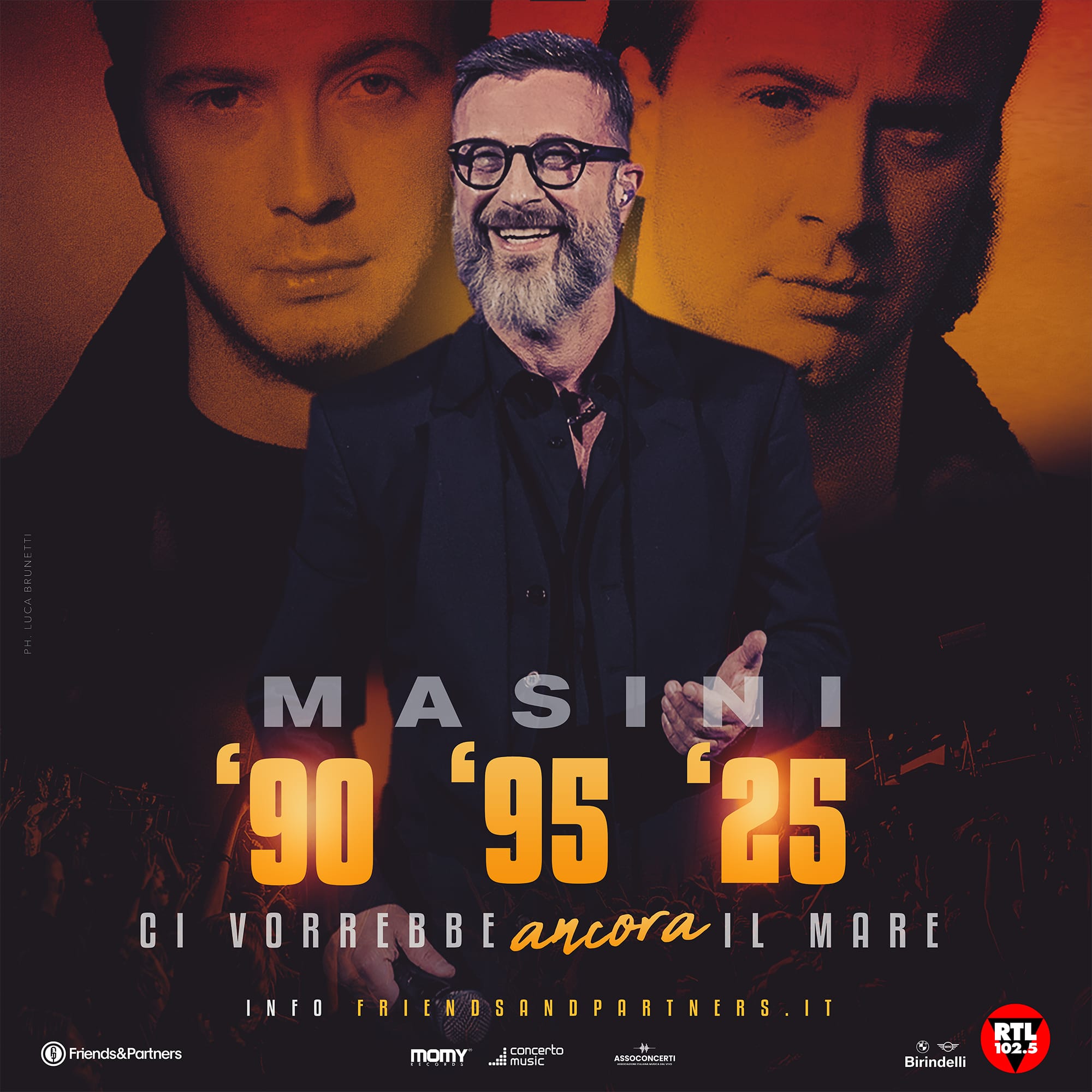 MARCO MASINI festeggia 35 anni di carriera in tour. Sarà live al Castello di Udine il prossimo 7 luglio