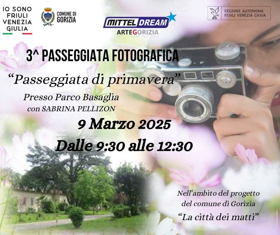 LA CITTÀ DEI MATTI-COMUNE DI GORIZIA | DOMENICA 9 MARZO LA TERZA E ULTIMA PASSEGGIATA FOTOGRAFICA AL PARCO BASAGLIA A CURA DI MITTELDREAM ARTEGORIZIA