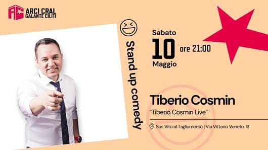 ARCI CRAL - sabato 10 maggio nuovo appuntamento con la Stand Up Comedy al Cral di San Vito al Tagliamento