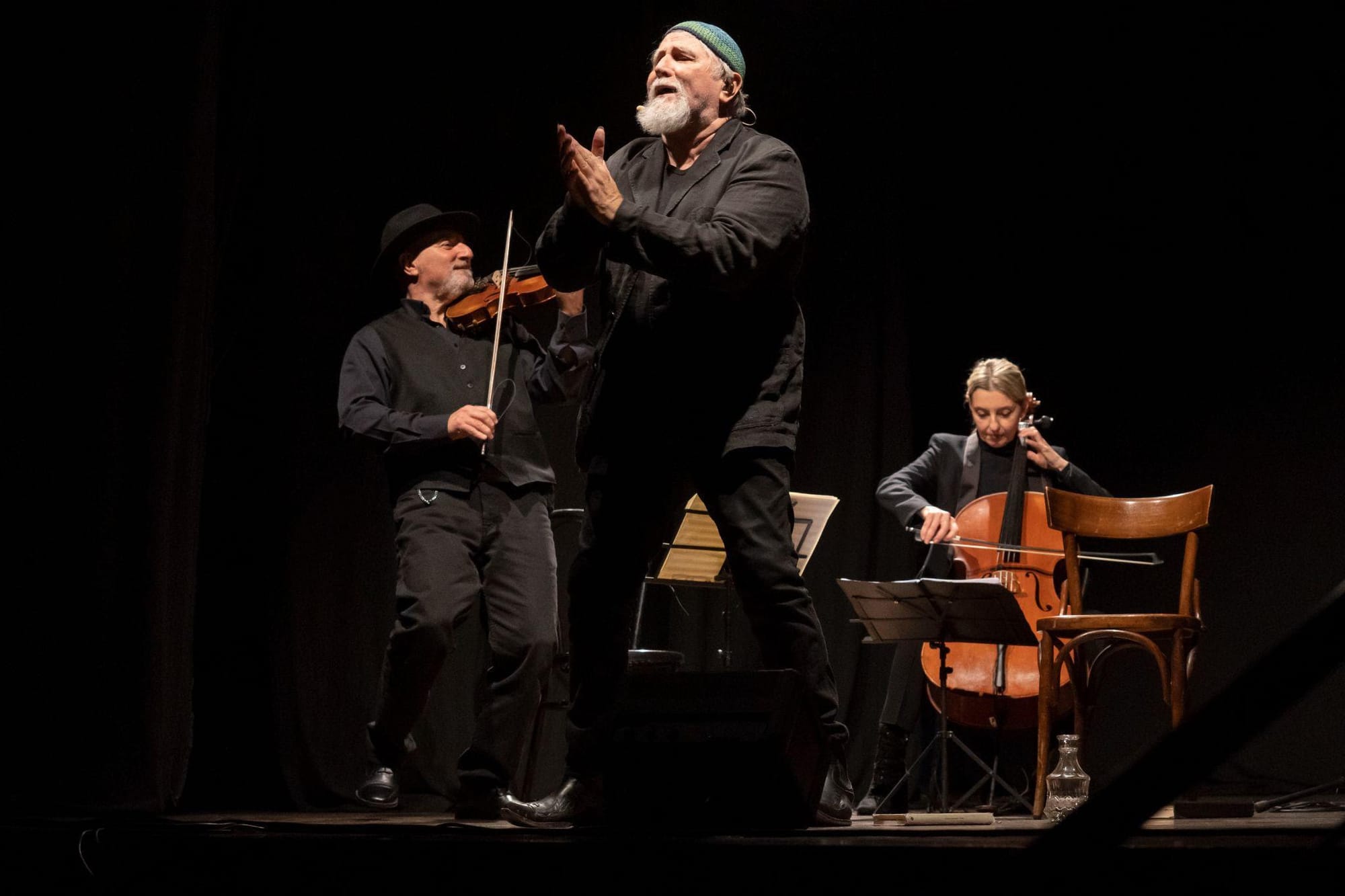 Yiddish Blues Moni Ovadia in concerto sul palco di Folkest con Giovanna Famulari e Michele Gazich 3 luglio - 20.45, Parco di Castello di San Daniele