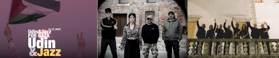 UDIN&JAZZ - La 35a edizione al via sabato con Udin&Jazz for Gaza, Wicked Dub Division e Francesco Bearzatti e in serata la Zerorchestra
