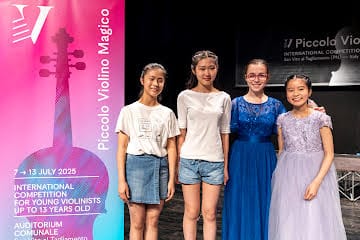 Sono quattro ragazze le Finaliste del Piccolo Violino Magico: Si contenderanno il titolo domenica 13 luglio alle 16.30