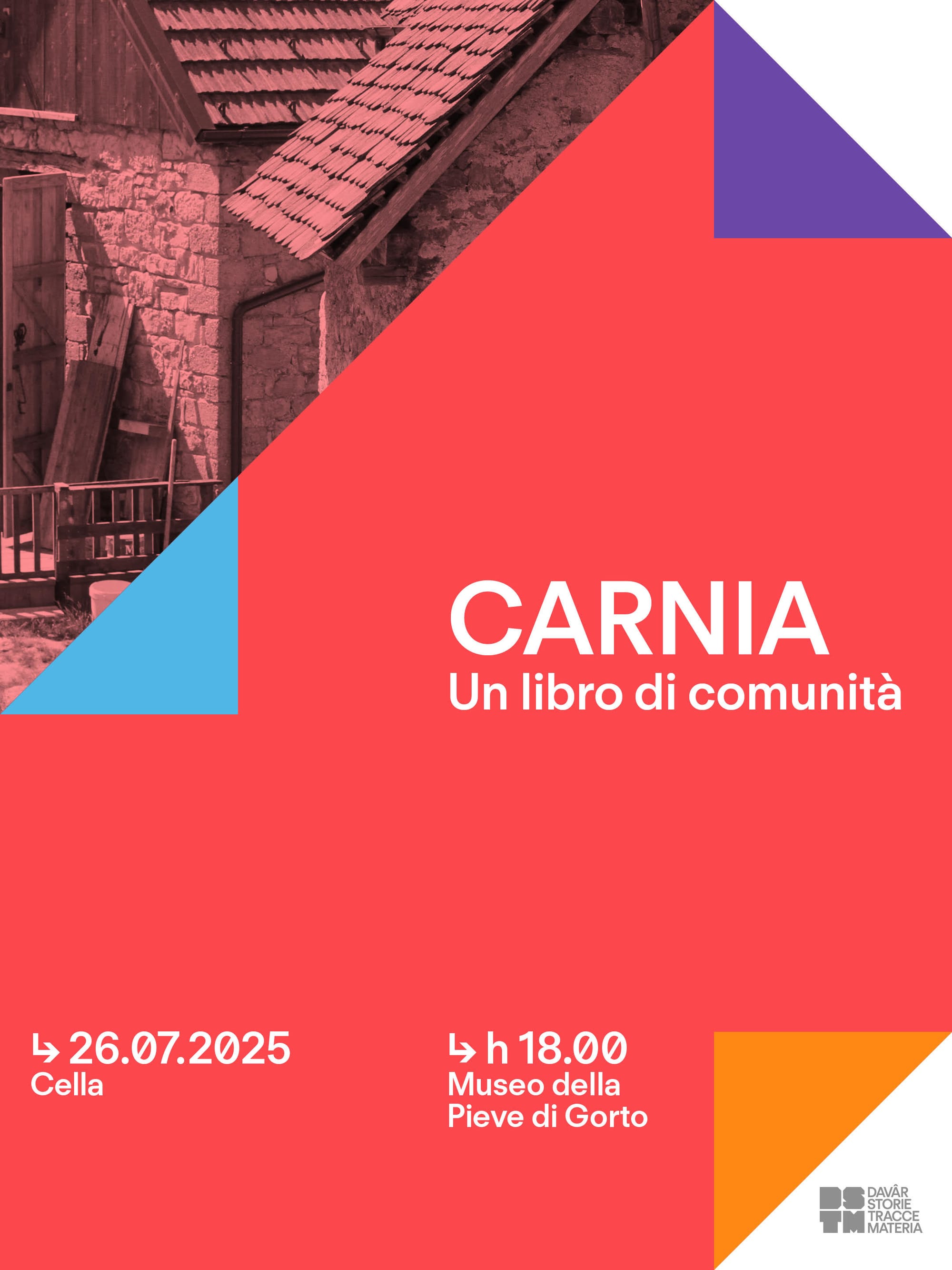 Prima presentazione di "Carnia", Museo della Pieve di Gorto, Cella di Ovaro, domani, sabato 26 luglio, ore 18,00