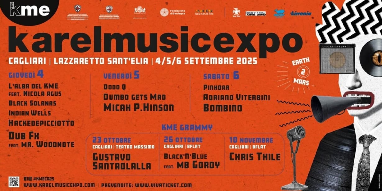 19° Karel Music Expo dal 4 al 6 settembre a Cagliari