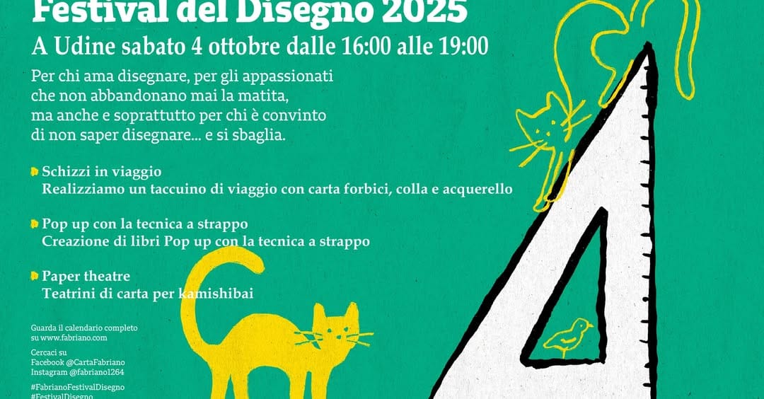 UDINE SI COLORA CON IL FESTIVAL DEL DISEGNO