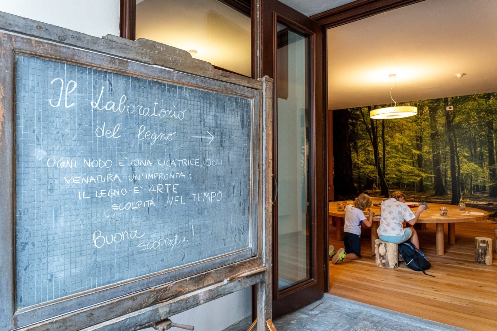 Inaugurato a Sutrio il Laboratorio didattico del legno