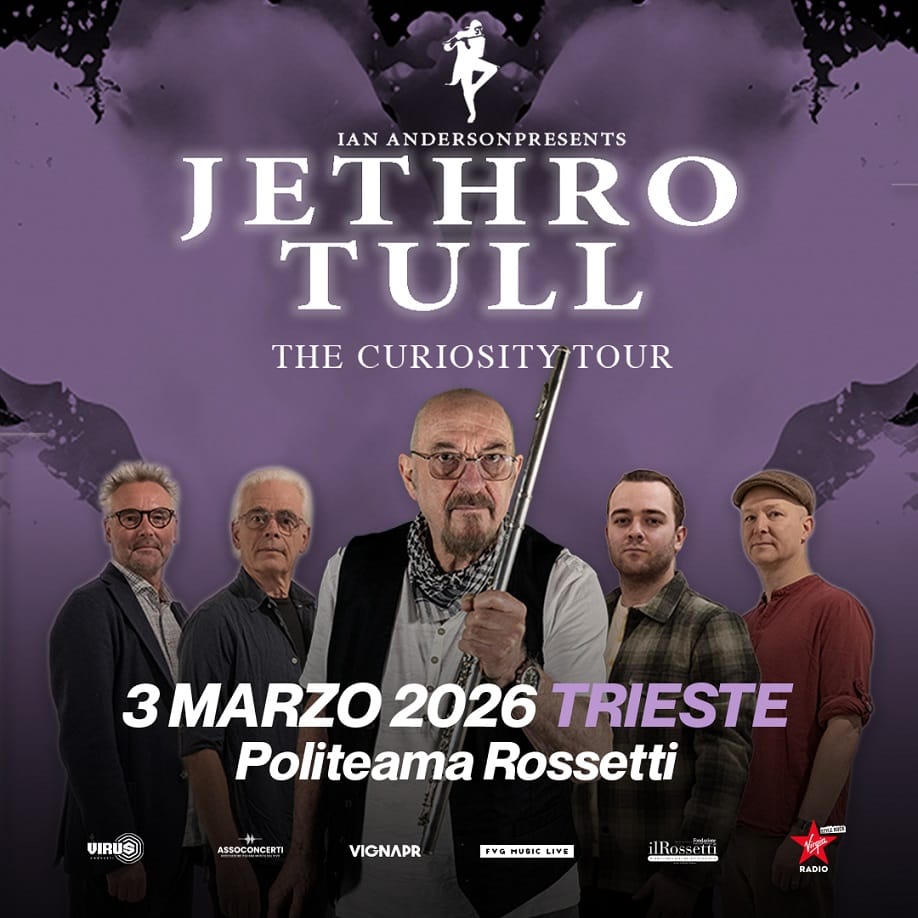 JETHRO TULLIL 3 MARZO 2026 AL POLITEAMA ROSSETTI