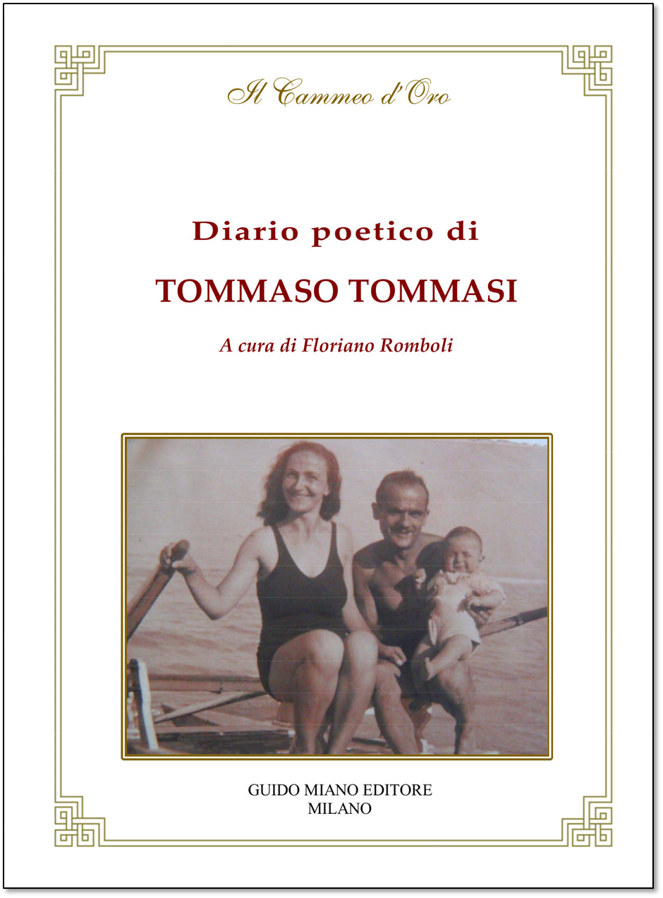 È uscito il libro di saggistica: DIARIO POETICO DI TOMMASO TOMMASI A cura di Floriano Romboli