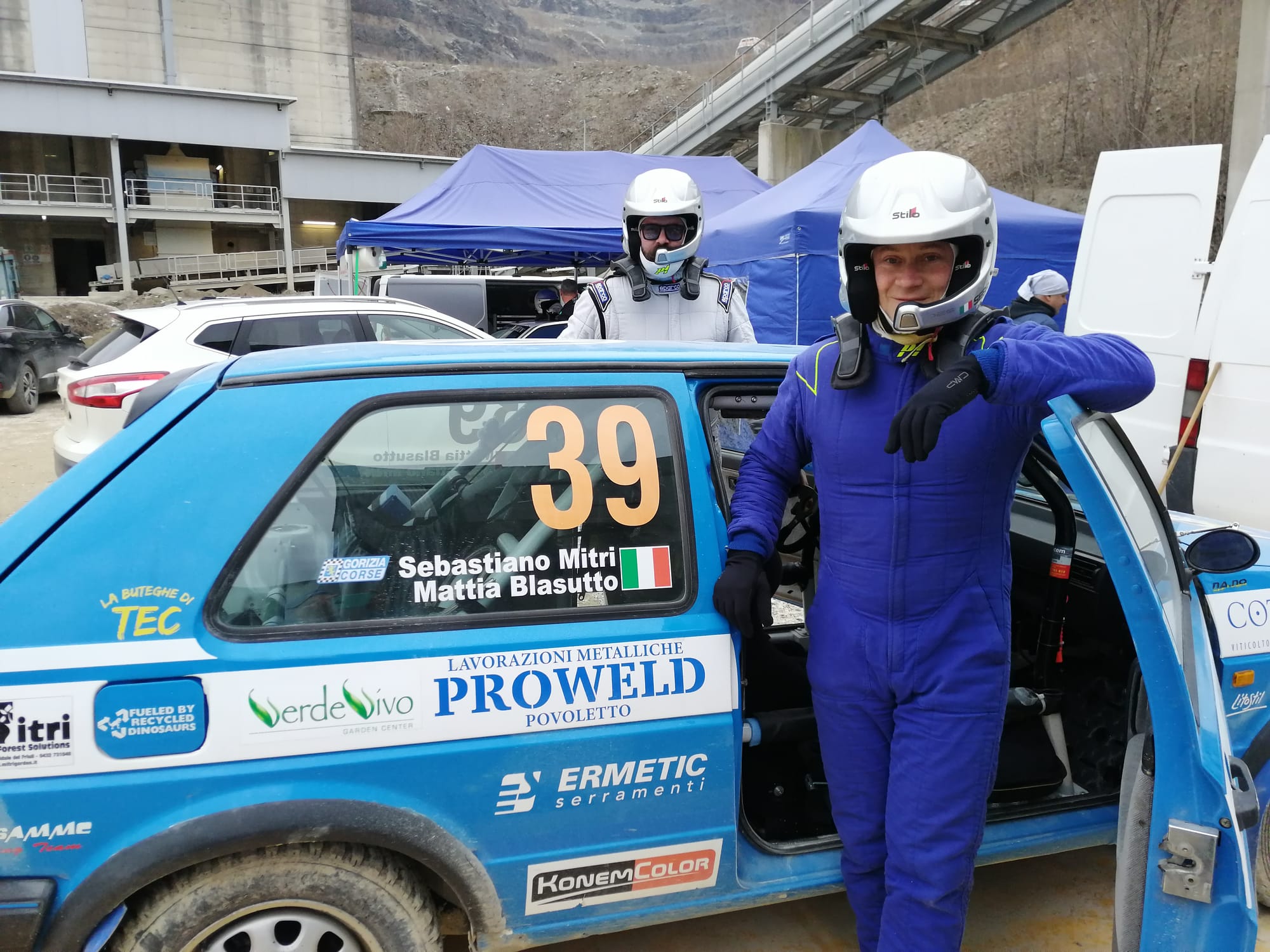 UN NUOVO PORTACOLORI GORIZIA CORSE AL TRAGUARDO DEL ALPACEM RALLY SHOW