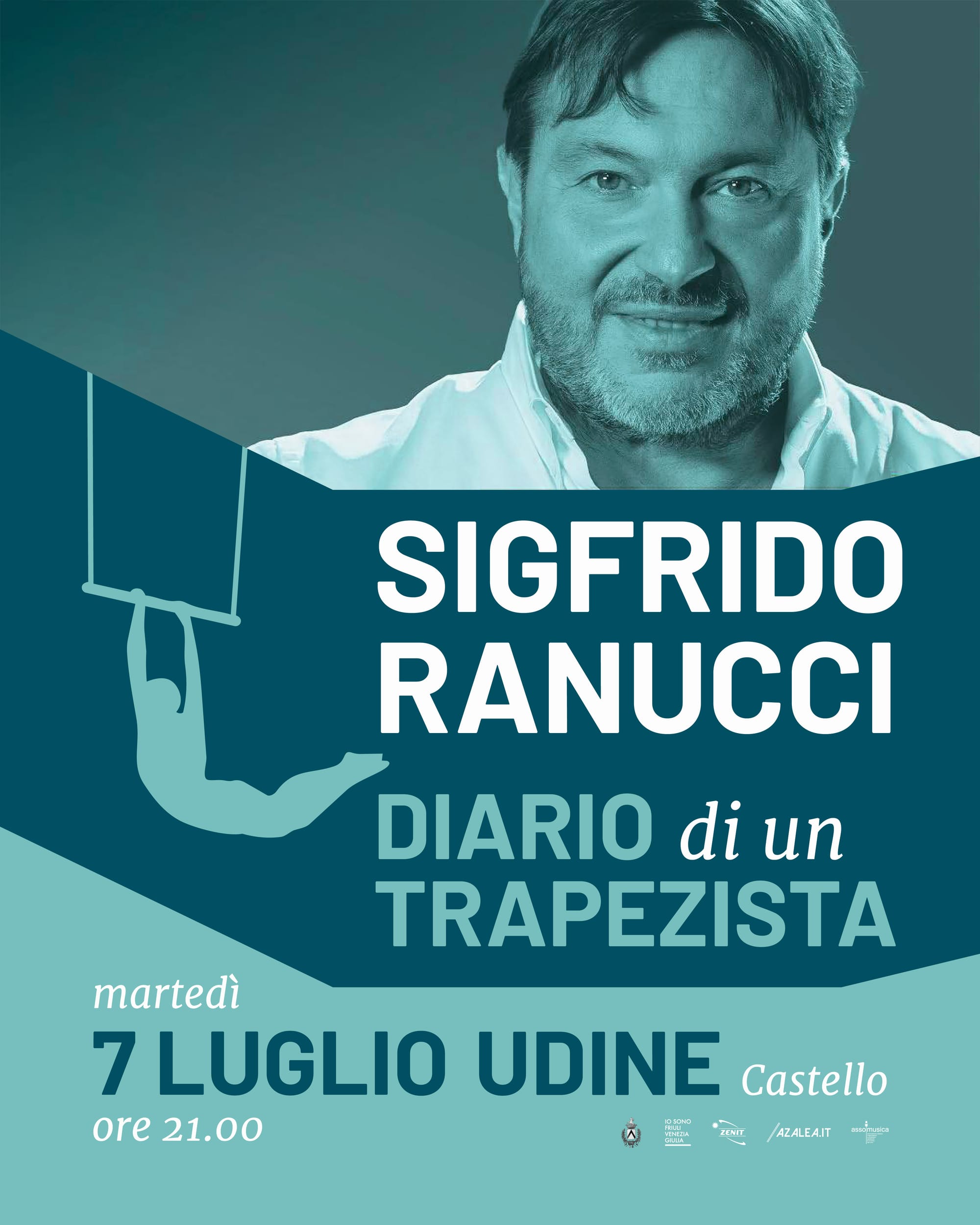 SIGFRIDO RANUCCI - Il giornalista conduttore di Report porta il 7 luglio al castello di Udine il suo nuovo spettacolo