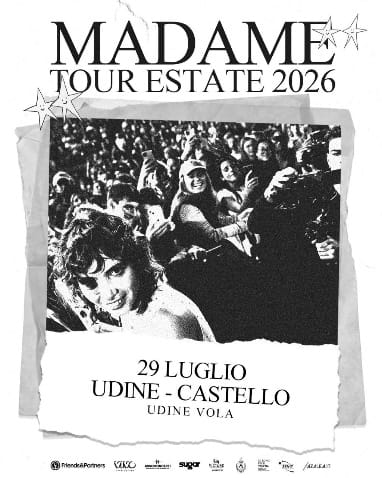 MADAME - La cantautrice al grande ritorno live. Sarà in concerto al Castello di Udine Il 29 luglio