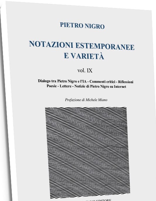 NOTAZIONI ESTEMPORANEE E VARIETA’, vol. IX di PIETRO NIGRO