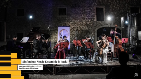 NEI SUONI DEI LUOGHI Le migliori musiche da film di scena mercoledì 22 luglio a Villa de Brandis di San Giovanni al Natisone