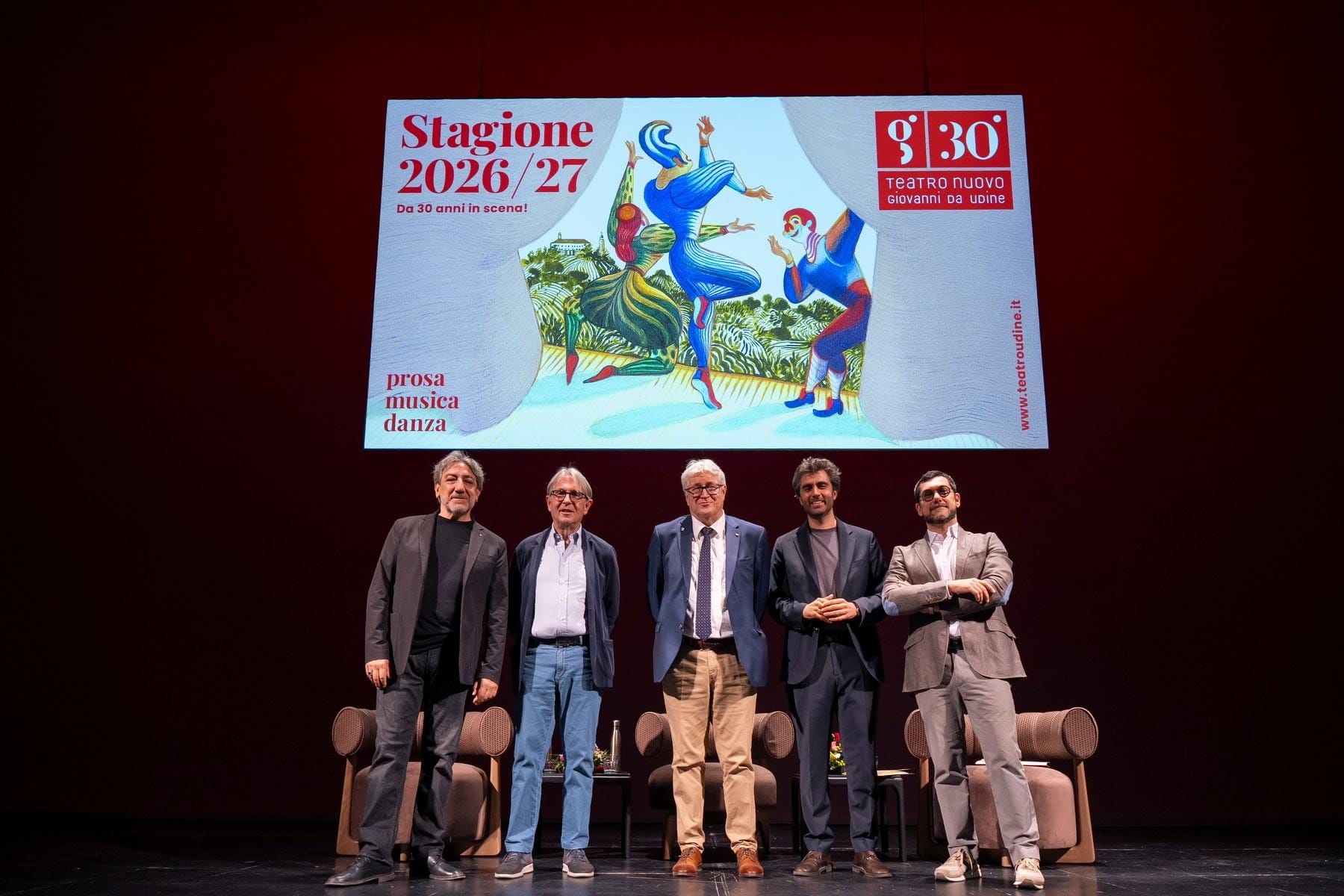 Presentata la 30ma Stagione del Teatro Nuovo Giovanni da Udine