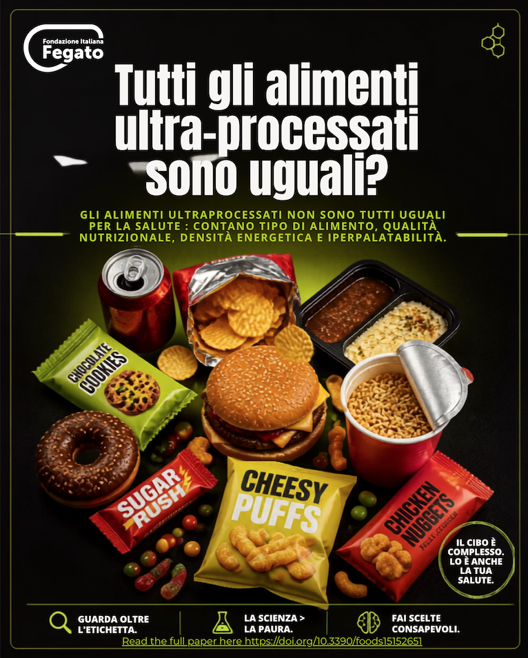 Fondazione Italiana Fegato_Non tutti gli alimenti ultra-processati sono uguali