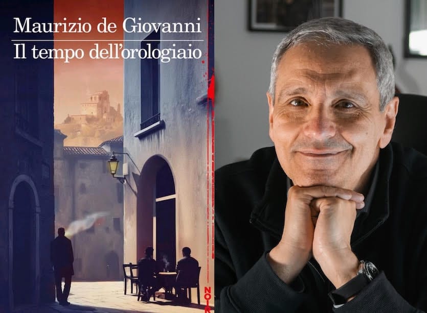 Incontri con l’autore e con il vino: giovedì 20 agosto Maurizio de Giovanni presenta “Il tempo dell’orologiaio” (Feltrinelli).