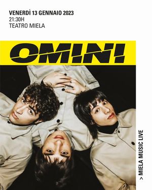 Miela MusicLive Venerdì 13 Gennaio ore 21:30 - Teatro Miela OMINI