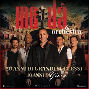 I MODA' con l'orchestra porteranno a Jesolo la data zero del tour che celebra i vent'anni della band