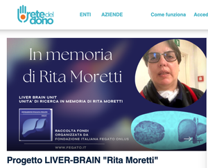 Parkinson e la bilirubina_Campagna di civic crowd funding in memoria Rita Moretti_Fondazione Italiana Fegato con il patrocinio dell'Ordine dei Medici Chirurghi ed Odontoiatri di Trieste