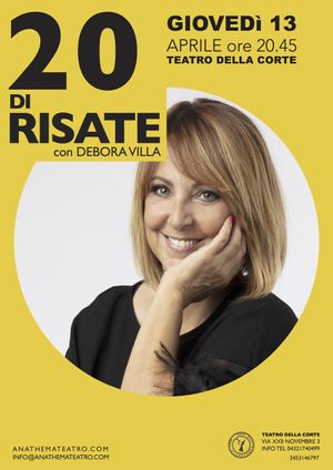 DEBORA VILLA chiude la stagione della Corte di Osoppo 13 aprile