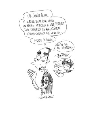 ZEROCALCARE per TIZIANO TERZANI: la vignetta inedita dell'artista, che ringrazia per il PREMIO TERZANI 2023. Gli sarà consegnato a Udine sabato 6 maggio, nell'ambito del festival vicino/lontano