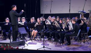 Musica da film in piazza del Popolo a Sacile con la Brass Band di Capodistria 16 giugno